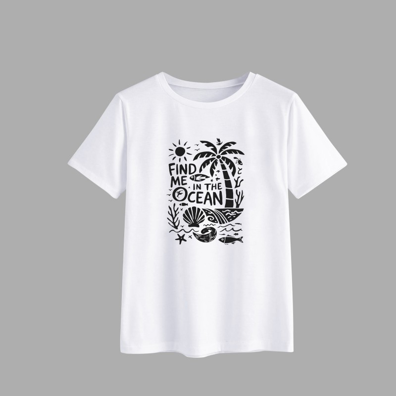 Ocean Adventure Graphic Tee - Beach Vibes T-Shirt