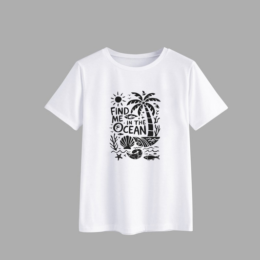Ocean Adventure Graphic Tee - Beach Vibes T-Shirt