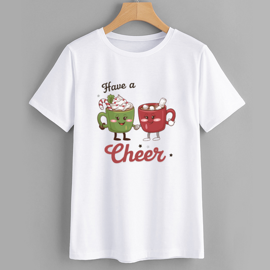 Cute Cheerful Holiday Coffee Mug Graphic T-Shirt