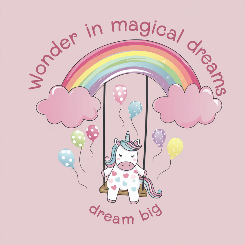 Magical Dreams Unicorn T-Shirt for Kids