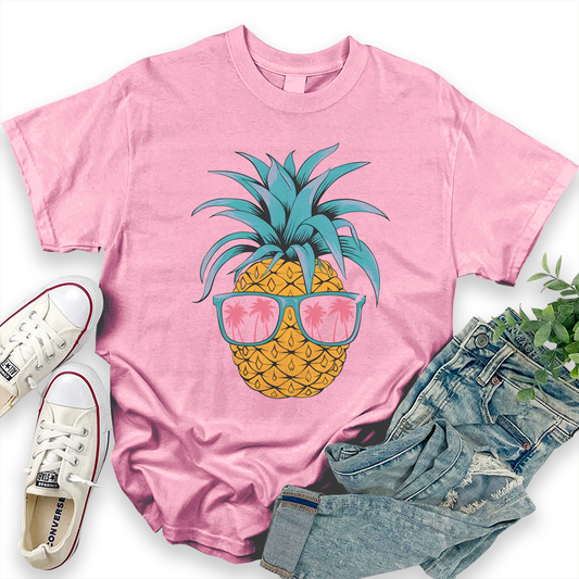 Hawaiian Pineapple Graphic T-Shirt