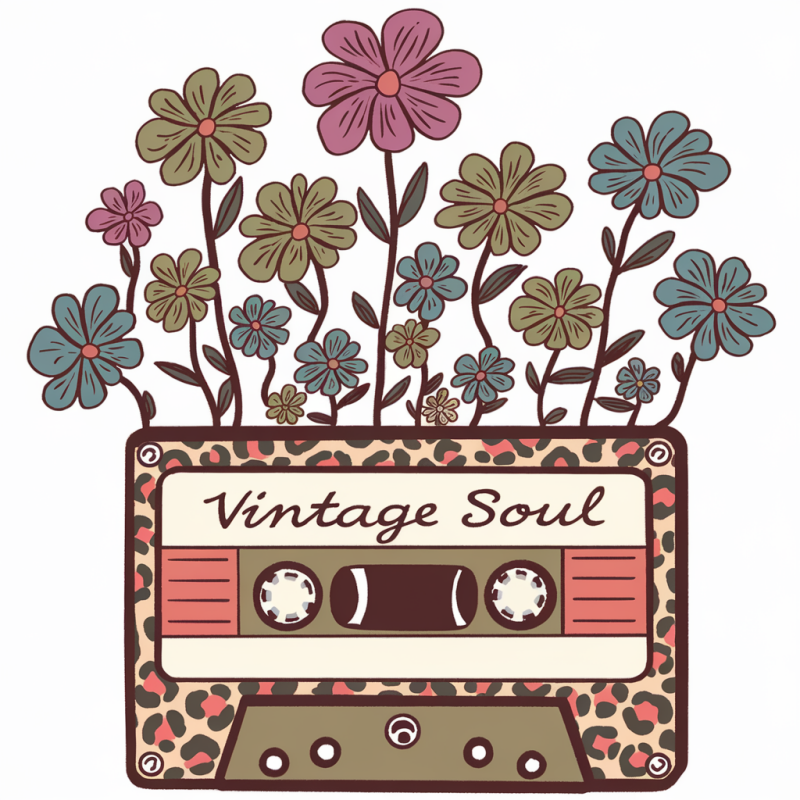 Vintage Soul Floral Cassette T-Shirt